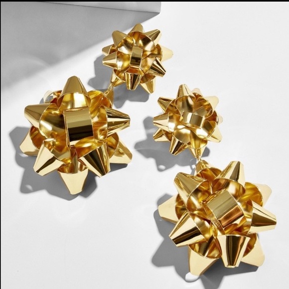 BaubleBar Gold-tone “Holly” Drop Earrings - Picture 9 of 10